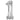 GLOBO NUMERO 1 GRANDE  40"  PLATA PAQ6 5000480P