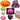 SQUISHY DUMPLING BRILLOS HIDROGEL CON LUZ HALLOWEEN CAJA NEGRA 1085-PT PAQ12 2006280P