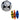 PELOTA LATEX ESTAMPADO ESTRELLAS AM-22-19 PAQ10 2005947P