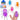 SQUISHY PULPO TRASLUCIDO BRILLOS 1-26P-40 PAQ12 2006299P