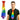 CORBATA CARTON ARCOIRIS PRIDE A-966 PAQ12 5002229P