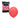 GLOBO LATEX 12 ROJO PASTEL 5002147P