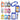 PORTA GAFETE CONEJITOS COLOR SOLIDO W12-2  (T-808V) AA-124 PAQ12 3003169P