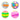 PELOTA LATEX COLORES FOSFO CLAROS LETRAS LINEAS Y010-27 - PAQ 12D 2000911P
