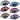 ABANICO PLASTICO Y TELA MARIPOSAS Y BRILLOS L-690 CJ600 PAQ12 4002394P
