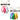 LIGA LICRA MEDIANA COLORES PASTEL L-835 CJ3600 PAQ12 4002457P
