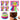 LIGA LICRA CHICA COLORES PASTEL PAQ12 4006885P