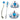 SET DISFRAZ PRINCESA ELSA FROZEN  L-432 CJ300 PAQ6 5005260P