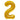 GLOBO NUMERO 2  MEDIANO 32" DORADO PAQ6 5000422P