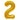 GLOBO NUMERO 2 GRANDE 40" DORADO PAQ6 5000489P