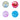 GLOBO METALICO REDONDO Y CUADRADO MI BAUTIZO 45CM PAQ50