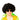 PELUCA AFRO NEGRA R-13434 CJ200 - PAQ 12D 5001062P