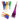 CORNETA TIRAS METALICAS COLORES RYT-B101 PAQ6 5001857P