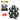 GLOBO LATEX CROMADO 10" NEGRO 3PZ. 5005156P