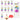 VELA PARA PASTEL NUMERO TORNASOL PAQ10 500598P