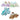 PINZA CHICA VARIOS DISEÑOS COLOR BRILLANTE LN-BZ291 PAQ12 4006079P