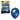 GLOBO LATEX CROMADO 12" AZUL BOLSA C/50 L-803 CJ200 PAQ3 5001826P