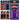 CORTINAS TIRAS METALICAS NARANJA NEGRO MORADO K4101 PAQ12 5005801P