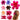 PINZA PARA CABELLO FLOR 6.5-7CM PAQ12 4006879P