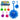 YOYO FLANSHING LUZ MINI CON NARIZ NY-2312 AE-10-2 PAQ24 2005971P