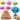 SQUISHY DUMPLING UNICORNIO TRALUCIDO BRILLOS CHICO PT-963 PAQ12 2006281P