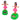 DECORACION SOLAR DE BAILARINA L-35 CJ240 PAQ 3 6001609P
