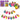 BANDERIN HAPPY BIRTHDAY A-373 VARIOS DISEÑOS PAQ10 5000127P