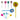 PLUMA CON POMPON LABUBU CAPIBARA F3255X-1 PAQ12 3003251P