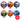 GLOBO REDONDO 18"  DISEÑO HALLOWEEN/DIA DE MUERTOS PAQ50 5001508P