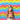 CORTINA COLORES DISEÑO LINEAL PICOS  - PAQ12 5000005P