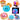 DUMPLING UNICORNIO BRILLOS HIDROGEL CON LUZ CARITAS CX68293 PAQ12 2006270P