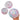 PELOTA AGUA CON LUZ GRANDE L-389 PAQ6 2005466P