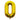 GLOBO NUMERO 0 MEDIANO 32"  DORADO PAQ6 5000420P