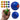 PELOTA ESPONJA MEDIANA ESTANPADA 6CM YO-009 CJ720 PAQ12 2006026P