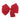 MOÑO MEDIANO ROJO PAQ12 4002591P