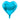 GLOBO CORAZON LISO METALICO AZUL ELECTRICO 5001783P