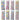 PLANTILLA STICKERS DIFERENTES PERSONAJES (MM25-B58) PAQ12 3001105P