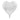 GLOBO CORAZON LISO METALICO BLANCO R-16011 PAQ50 5000906P