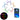DIADEMA NEON GLOW  BT-YGB05  R-56  A-28 CJ360 PAQ12 5001081P