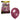 GLOBO LATEX CROMADO 12" ROJO BOLSA C/50 L-805 5001828P
